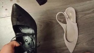 I wanted to ruin my orgasm on only the shoes, but then... 