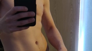 Just touching my cock