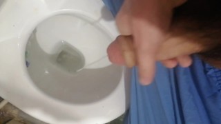 jerked off my big dick at work and finished profusely