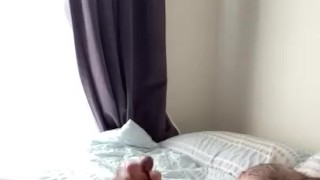 Morning wood leads to mind numbing orgasm