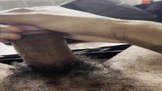 Black Amateur stroking Bbc