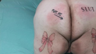 Mistress Spanks my Ass! I Almost Cry!