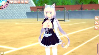 【エロゲーコイカツ！】ネコぱら バニラ3DCG巨乳アニメ動画[Hentai Game Koikatsu! NEKOPARA Vanilla(Anime 3DCG Video)]