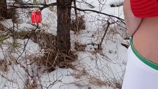 handjob in the woods