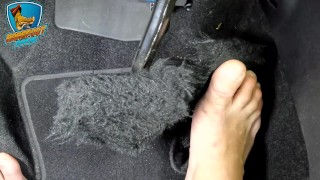 My hot NYC FEET on the pedals