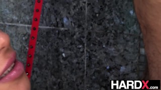 HardX - Stunning Beauty April Olsen is Analy Pulvarized