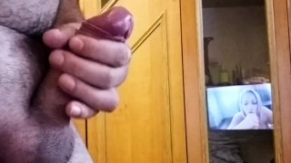 I cum a lot after 3 days of abstinence watching my favourite porn clip, slow motion