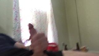 Stroking my 9.5” cock 