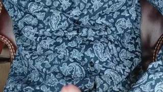 Big Daddy Jerks Off His Cock And Introduces His Boy