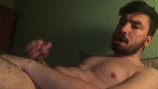 Home alone with my thick cock on Christmas