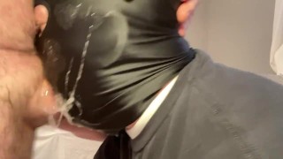 Faggot gets an epic throatfuck from alpha for Xmas