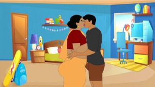 S1 E1 - Savita Bhabhi Fucked Her Tenant In Kitchen Room.