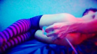 Huge Creampie All Over Femboy Butt