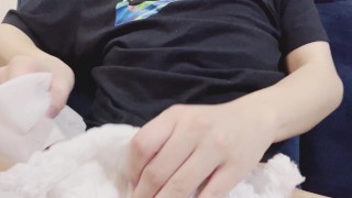 白おむつにおもらし
