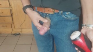 FUCKING MY FLESHLIGHT AND CREAMPIE