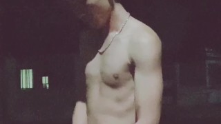 Asian Boy Exhibitionist Jerking Off Outdoors