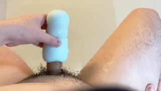 オナニー生活　4日目　オナホでイッてみた　日本　ゲイ　バイ　ぽっちゃり　射精　オナホール　連続射精　ガチムチ　デブ　日本人　GMPD 素人撮影　個人