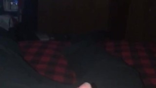Gay bitch jerking off 