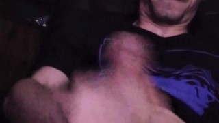 Short - late night cum shooting 