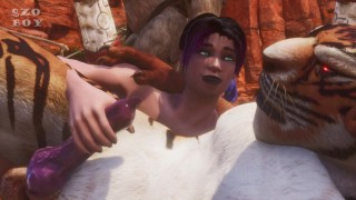3D GAY PORN WILD LIFE - furries caught the boy and fucked him.