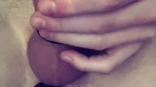 Cumming three times from prostate anal thruster