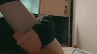 Slutty Femboy Plays With Dildo and Shakes His Cute Ass To Please You