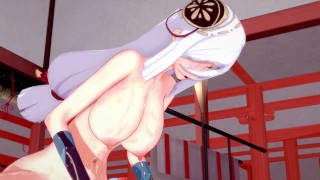 Genshin Impact SHENHE Master Cowgirl! CRAZY POV 3D HD Hentai Koikatsu MMD R-18 Fanart Anime Waifu