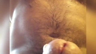 Hot Hairy Bodybuilder Closeup POV Cumshot 