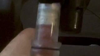 The Handy milked my cock 