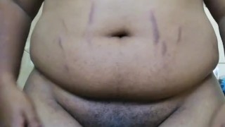 Horny thick sissy slut teases her phat ass and cums like a little whore