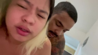 Thick Pinay babe rides big dick BF until he bust a load (Sulit na sulit tamod ko rito)