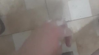  Bath time masturbation