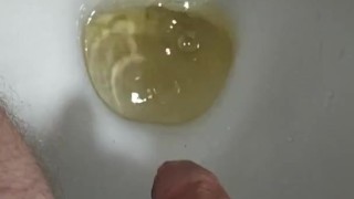 British Teen Boy Pissing Backwards