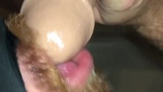 Unboxing, Testing ( Oral Creampie), & Review of Doc Johnson’s Realistic Squirting Dildo