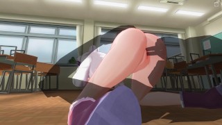 3D HENTAI Schoolgirl Fucking 69