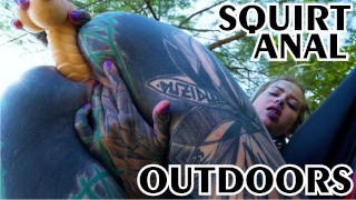 Anal Gape Outdoor - Alternative teen ANAL masturbation IN PUBLIC, naughty girl SQUIRT outdoors,  goth, anal gape, tattoo - Free Porn Videos - YouPorn