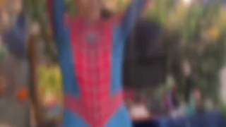 Tom Holland SpiderMan Bulge leaks Exposed Dick print Cumming TomHolland Spider Man cock porn gay 