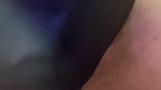 Dildo release from hole ready for the real thing