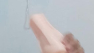 Daddy being playful with his penis