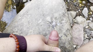 Next to a stream in a national park in Turkey