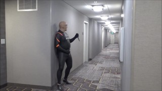 Silicone masked orca training for covert operation in hotel hall
