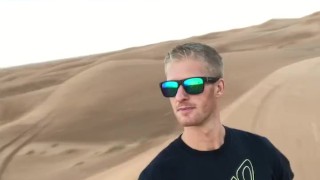 blonde alpha in the desert