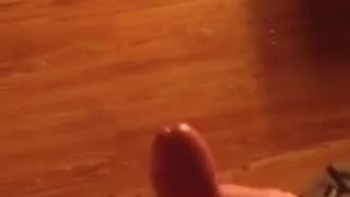 Front To Back, This Huge Cumshot Drenched The Hard Wood Floor!
