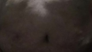 Superchub plays with his belly and flashes his jockstrap