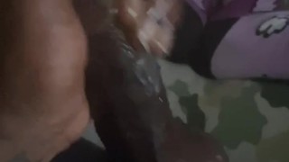 FUCKKKKK BBC COCK 😳 cockring sweet pre cum dripping before the big load PT 1 subscribe now WOW