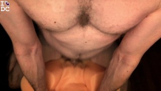 Daddy shushes you & promises it's going to feel good, as he slides his cock in your pussy - doll POV