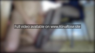 Pantyhose Tease while he Jerk Off and Fuck my Legs