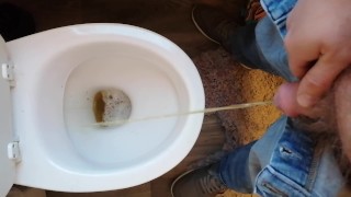 Filling the drinking bowl for a boy