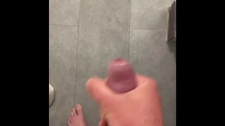 Jerking off my cock till I cum!