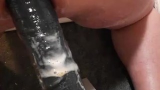 Huge BBC streches my boi pussy